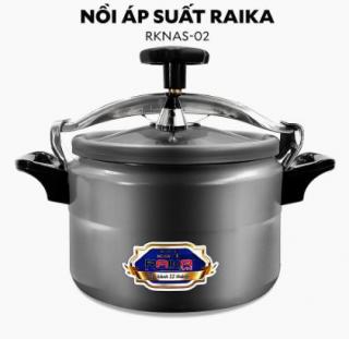 Nồi áp suất nhôm đáy từ RAIKA RKNAS-02, dung tích 5L