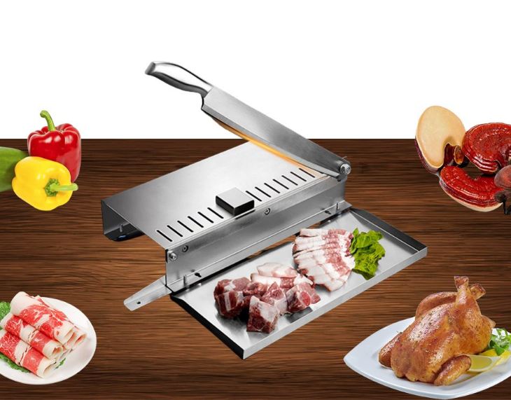 Dao cắt gà, thịt, sườn, đồ đông lạnh Foodcom, phiên bản Plus 38cm